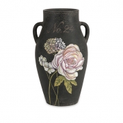 Quinn Large Handpainted Floral Vase