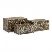 Noida Mosaic Boxes - Set of 3