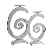 Gallery Swirl Candleholders - Set of 2