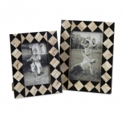 Lanta Bone Inlay Frames - Set of 2