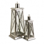 Regatta Steel Candle Lanterns - Set of 2