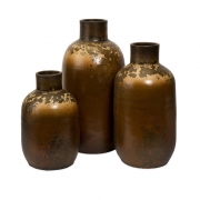 Ortega Terracotta Vases - Set of 3