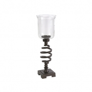 Hammered Glass Small Spring Hurricane