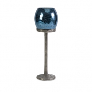Ocean Blue Large Candlestick Votive