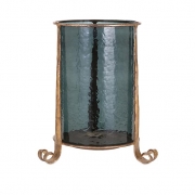 Azure Large Candle Hurricane