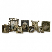 Vintage Jeweled Frames - Set of 8