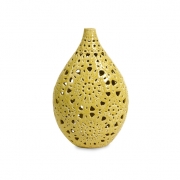 Lopez Small Floral Pierced Vase