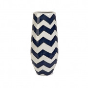 Chevron Short Vase