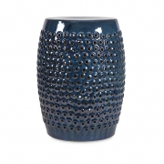 Indigo Cutout Garden Stool