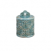 Kendall Teal Canister- Small