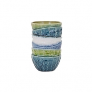 Stacked Bowl Short Vase