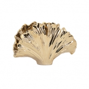 TY Persimmon Ginkgo Leaf Small Vase