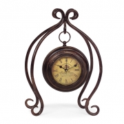 Iron Hanging Clock with Stand