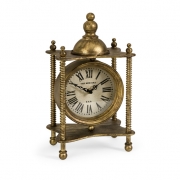 Claudette Gold Iron Clock