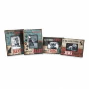 Dog and Cat Photo Frames - Set of 4