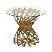 Marceau Accent Table with Glass Top