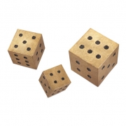 Beth Kushnick Hanging Wall Dice - Set of 3