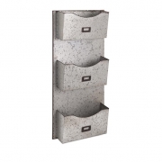 Galvanized Wall Hanging File Holder