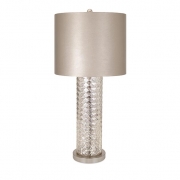 Diamond Mercury Glass Lamp