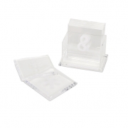 Beth Kushnick Acrylic Symbol Coasters with Caddy