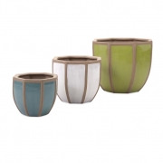 Reese Earthenware Planters - Set of 3