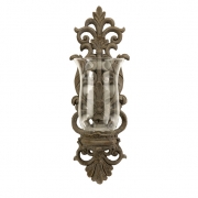 Pollianna Wall Sconce with Glass Hurricane