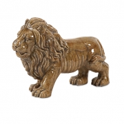 Baton Ceramic Lion Statuary