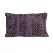 Mailie Purple Crochet Pillow