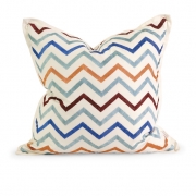 IK Zola Embroidered Pillow w/ Down Fill