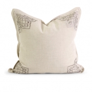 IK Chenoa Embroidered Pillow w/ Down Fill