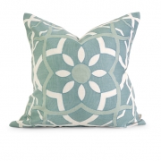 IK Lomasi Embroidered Pillow w/ Down Fill