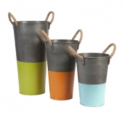 Chelsey Tall Flower Vases - Set of 3