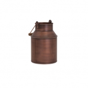 Pindler Copper Plated Milk Can