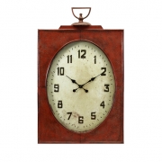 Carnen Oversized Red Wall Clock