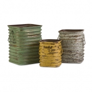 Lestano Metal Containers - Set of 3