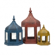 Verniona Metal Laterns - Set of 3