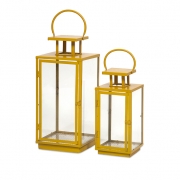 Essentials Mellow Yellow Lanterns - Set of 2
