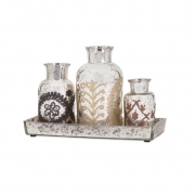 Dafne Mercury Bottles with Tray