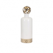 Beth Kushnick Medium Cream Ceramic Bottle