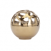 Beth Kushnick Gold Cutout Bowl