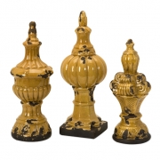 Canary Finials - Set of 3