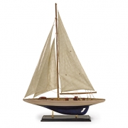 Colossal Antiqued Sailing Vessel