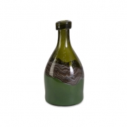 Emeraldo Small Glass Bottle Vase