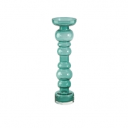 Gillcrease Small Green Glass Candleholder