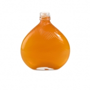 Cradience Large Orange Glass Vase