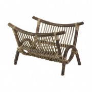 Kobu Natural Rattan Magazine Rack