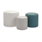 Claire Ottomans - Set of 3