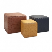 Clark Ottomans - Set of 3