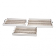Ethereal Snakeskin Trays - Set of 3