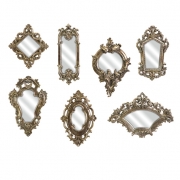 Loletta Victorian Inspired Mirrors - Set of 7